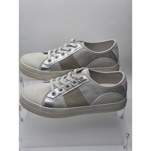 Blowfish Malibu Womens Super Smile Sneaker Silver Size 10